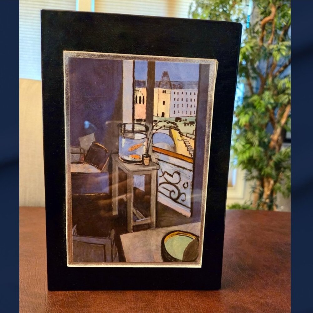 Vintage Address Book W/Henri Matisse Famous Painters Works on It